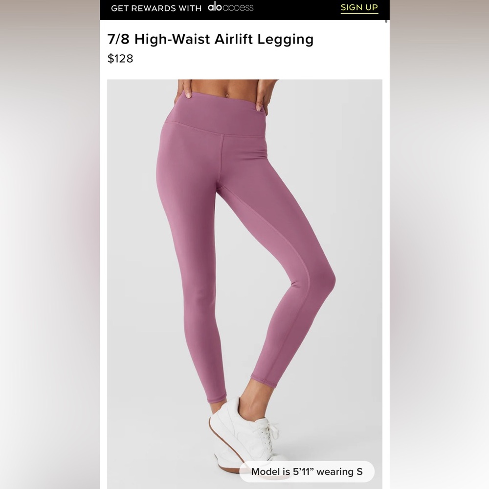 Alo Yoga 7/8 High-Waist Airlift Legging